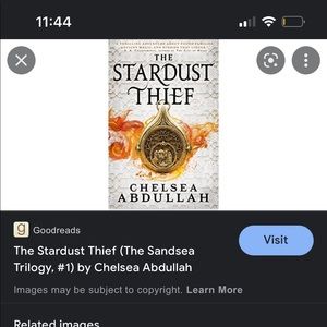 The Stardust Thief book by Chelsea Abdullah